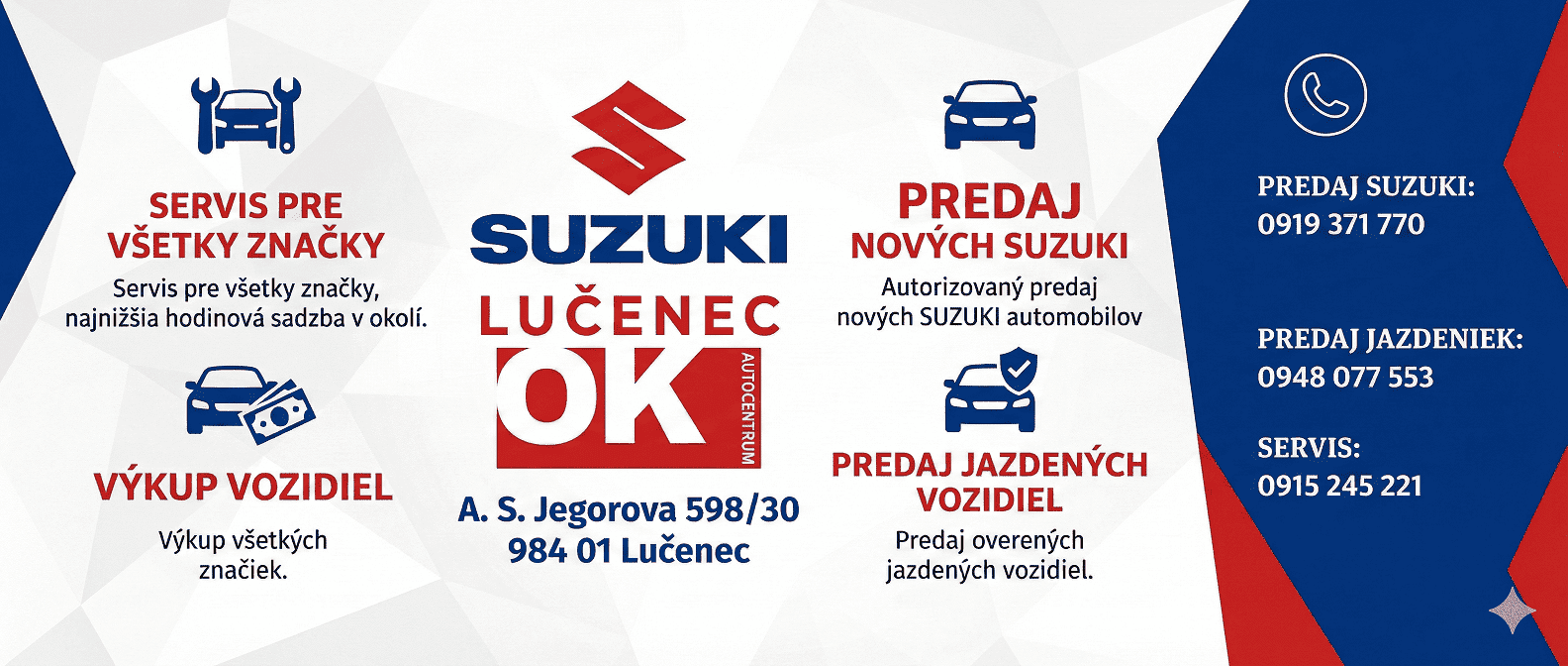 Reklama Suzuki Lučenec